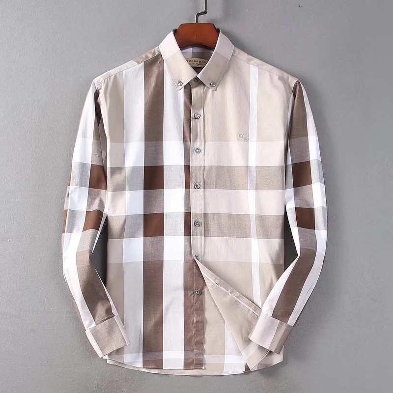 Burberry men shirts-B19585 - Click Image to Close